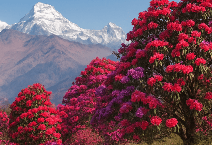 Rhododendron in Nepal – The Bloom of High Spirits